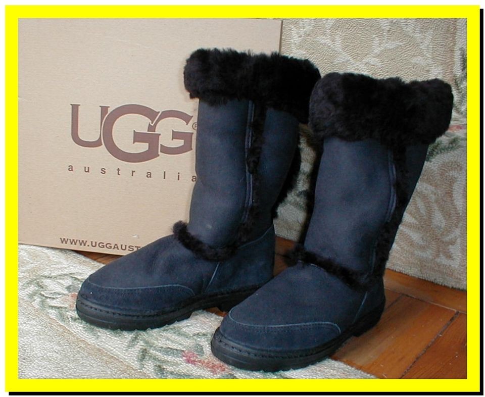 UGG Australia SUNDANCE ll boots womens size UK 7.5 BLACK retired in 