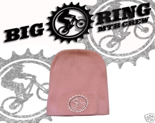 mountain bike downhill big ring mtb shorty pink beanies time