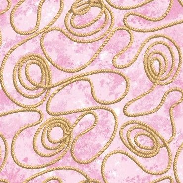   LASSOS ~ COWGIRL ~ PINK ~ WESTERN Springs Creative Fabric 1/2 yard