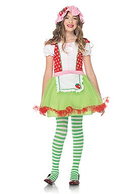 girls strawberry sweetie fruit kids halloween costume more options 