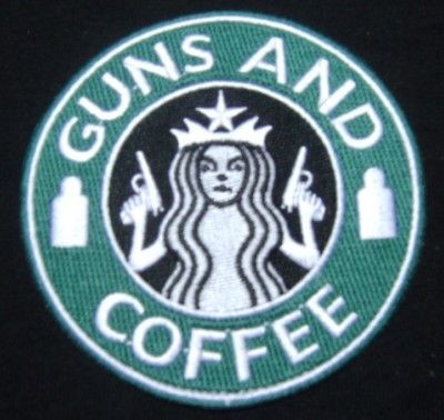 starbucks tad guns and coffee jacket gear velcro patch time