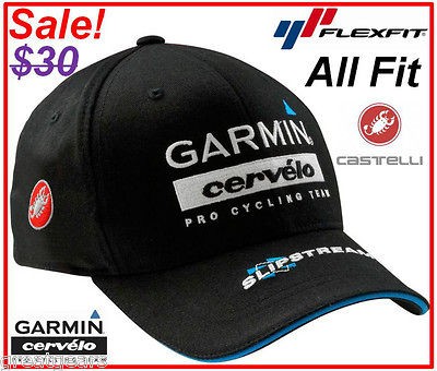 Castelli Team Garmin Computer Cervelo 3T Road Bike Frame Cycling Cap 