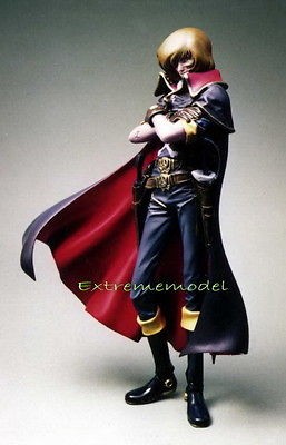 spce pirate captain harlock unpainted resin model kit