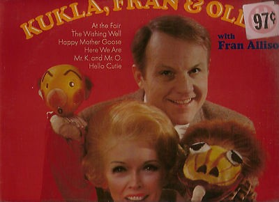 FRAN ALLISON BURR TILLSTOMS KUKLA FRAN & OLLIE RCA CAMDEN STEREO 1972 