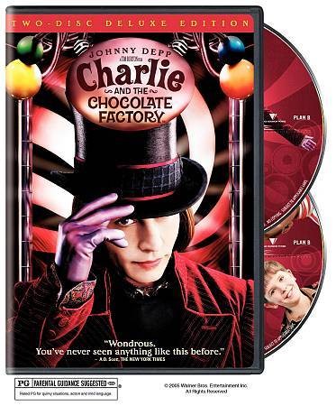 Charlie and the Chocolate Factory (DVD, 2005, 2 Disc Set, Widescreen 