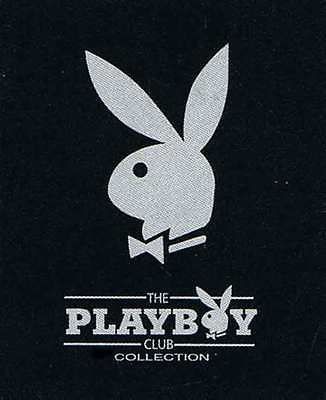 Playboy Gray Bunny Club Collection Black Fleece Throw Blanket 50 X 60 