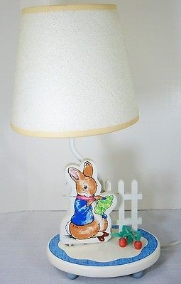 Peter Rabbit Baby Nursery Lamp Table Light Crib Decor Luv N Care Boy 