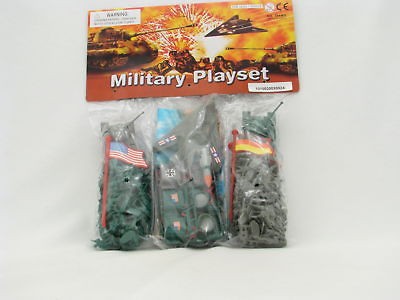 MINI MICRO ARMY MEN 200+ Brand New Green vs Gray WW2 1 25mm 172 