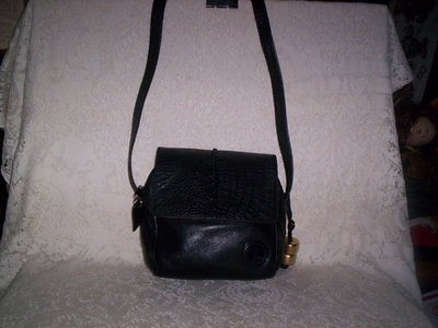 ellen tracy linda allard black shoulderbag purse