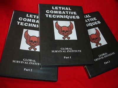 DXX93 LETHAL COMBATIVE TECHNIQUES 3  DVD TRAINING VIDEOS GSI