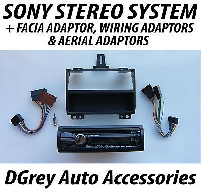 FORD FIESTA MK6 (02 05)   SONY STEREO SYSTEM + Facia, Wiring & Aerial 