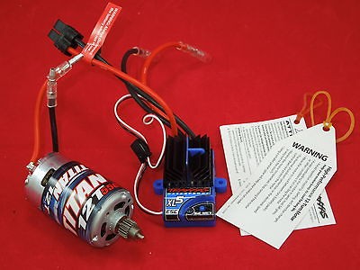 traxxas xl 5 esc 12t titan 550 motor slash losi