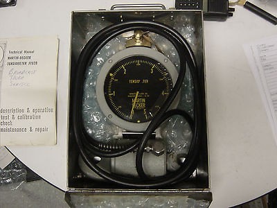 MARTIN DECKER J702D tensiometer dynamometer tower guy wire tension 