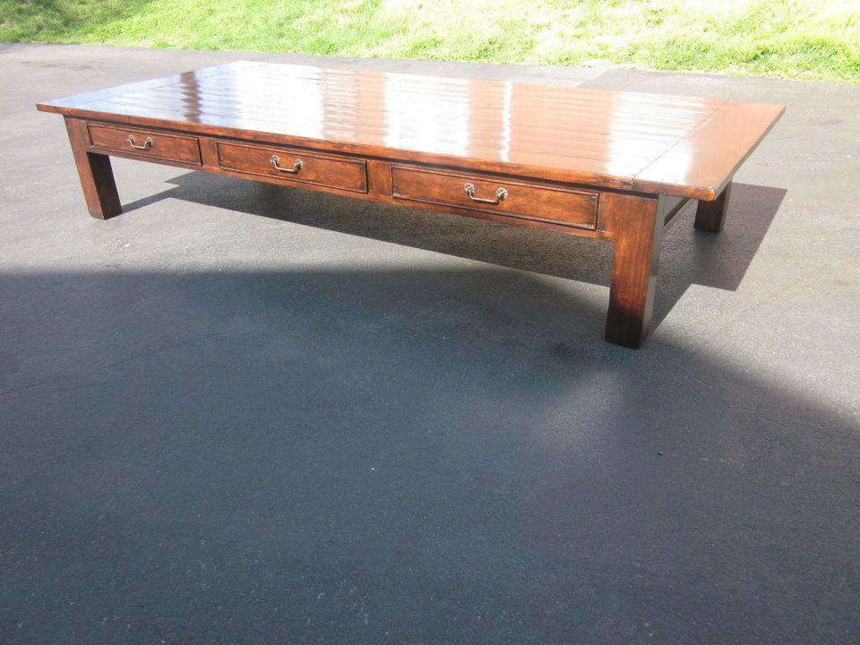 guy chaddock monumental rustic coffee table  1195