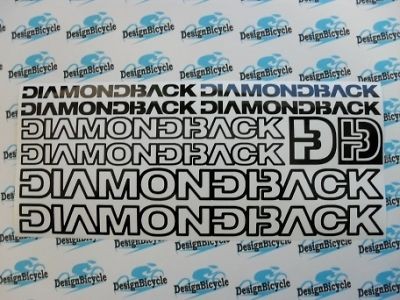 10 set diamondback frame colors 11 decals stickers 16u more