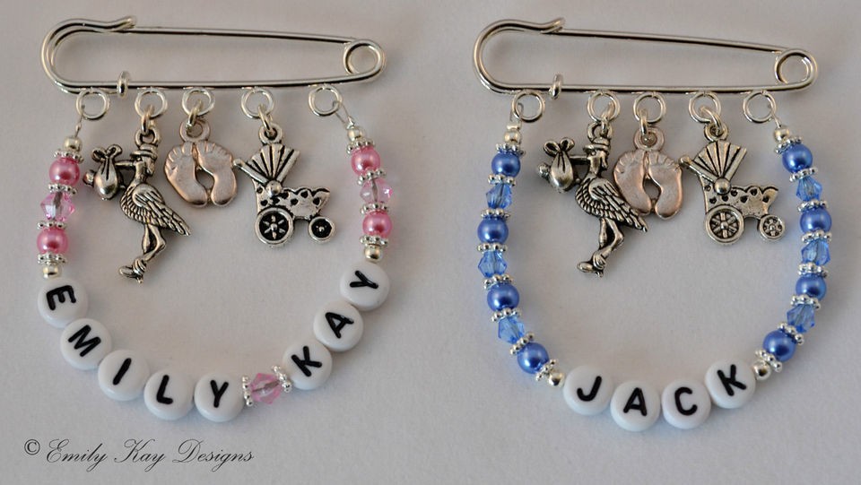 Personalised Baby Girl/Boy   Changing Bag/Pram Charm   New Mummy Gift