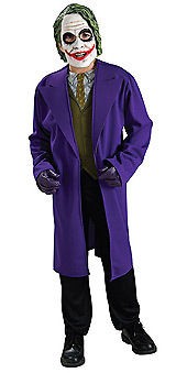 batman dark knight joker costume tween standard new