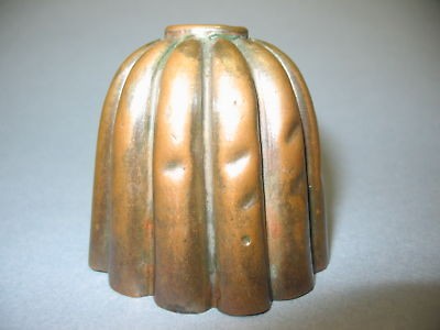 Heavy ANTIQUE SMALL / MINIATURE COPPER MOLD ~ 2 HANDMADE ~ Quality