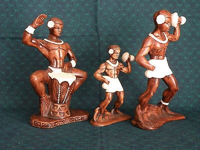 1950s HAWAIIAN TREASURE CRAFT MALE HULA DANCER TIKI BAR**10 uli uli