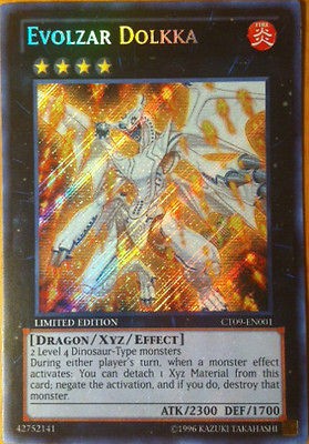 Evolzar Dolkka CT09 EN001 Secret Rare Limited Edition Yu Gi Oh Card 