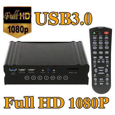 SATA HDD Media Player Full HD 1080P HDMI VGA​ USB3.0