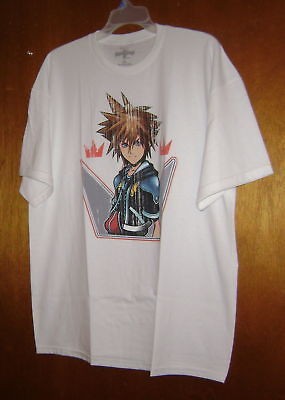 DISNEYS KINGDOM HEARTS SORA CROWN T SHIRT M MEDIUM NEW NEED A HAIRCUT 