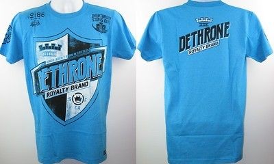 dethrone royalty turquoise shield t shirt new