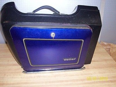 Vetter Windjammer Saddlebag * BLUE Left Hand * Bag Hard Case WITH 