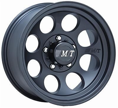 Mickey Thompson Classic II Matte Black Wheel 15x8 5x4.5 BC Set of 5