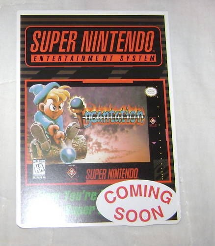 incantation super nintendo wal mart vidpro display card time left