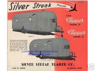 Airstream Avion Silver Streak Streamline RV + Manual + FREE HOW TO CD 