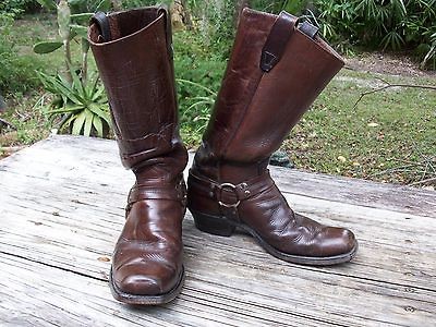 1970s vintage dandino harness motorcycle cowboy boots 8d