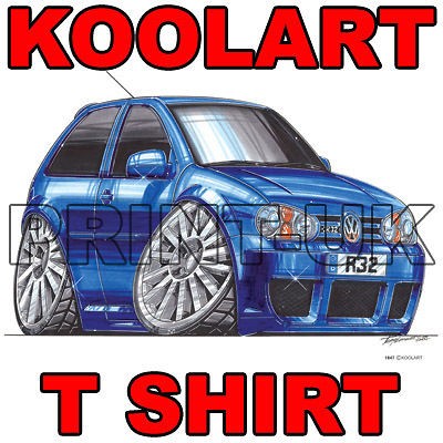 koolart t shirt adult child vw golf r32 1847 more