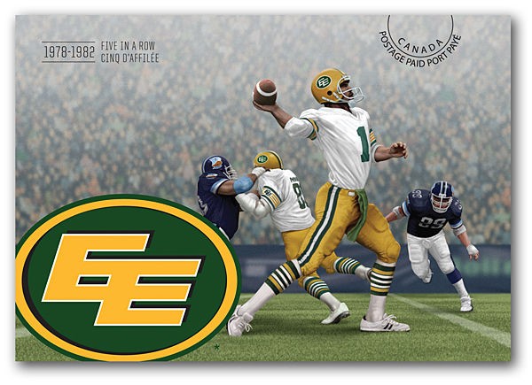 BRAND NEW 2012 CANADA POST CFL WARREN MOON EDMONTON ESKIMOS 