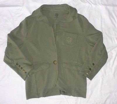 jessica simpson women s jazz jacket army green size s