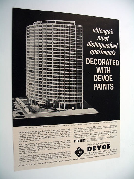 devoe paints 1150 lake shore dr apartments chicago ad time