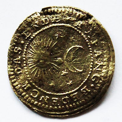 Token Jetton Jeton Coin Brass Nuremburg GERMANY   Moon Sun Stars