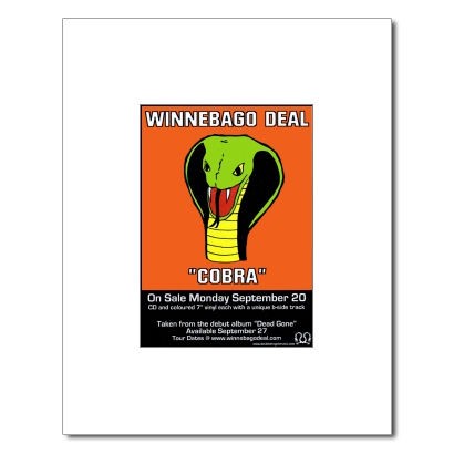 winnebago deal cobra matted mini poster from united kingdom time