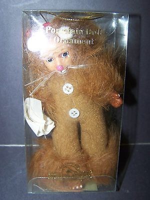 Kurt S. Adler Wizard of Oz Cowardly Lion Christmas Ornament Porcelain 