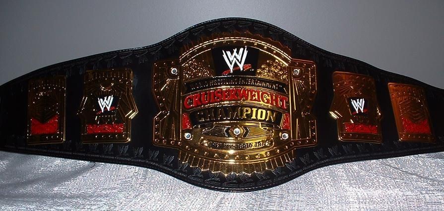 wwe cruiserweight championship kid s size replica belt time left