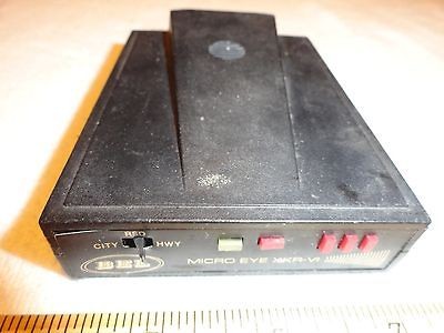 VINTAGE BEL MICRO EYE XKR VI Car Radar Detector speeding police 