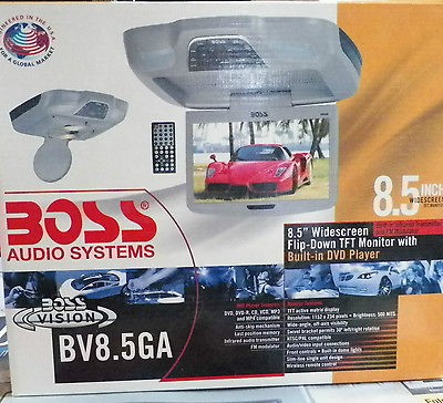 NEW* Boss BV8.5GA 8.5 Flip Down Widescreen TV Monitor W/ Built In 