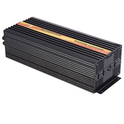 6000w 12000w pure sine wave power inverter dc 12v ac220