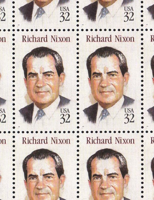 2955 32c nixon nh full sheet of 50 time left