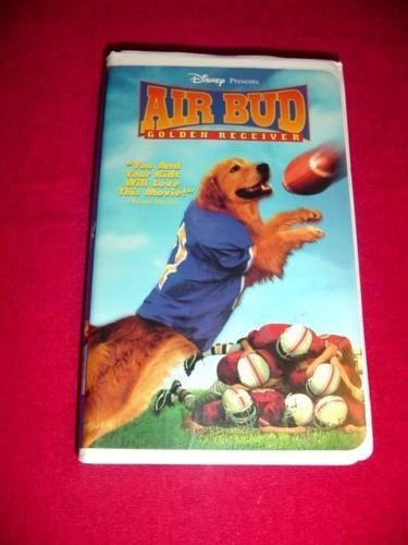 air bud golden receiver vhs video  2