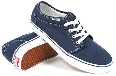 VANS 106 VULCANIZED Navy Blue MENS Casual Classic Skate VN 099ZNVY