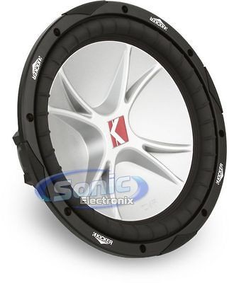 Kicker 07CVR124 800W 12 CompVR Dual 4 ohm Car Subwoofer/Sub Woofer