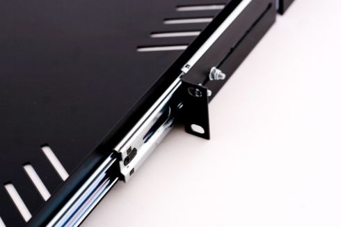 1U 19 Sliding Rack Tray Audio Computer Rackmount