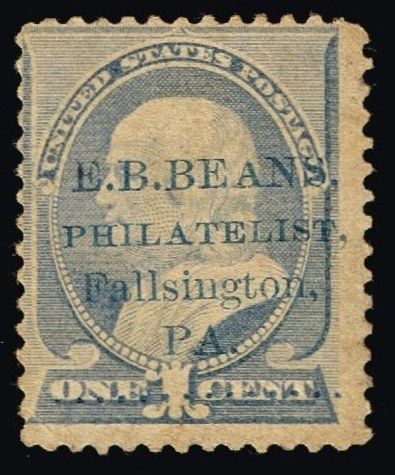 CK Stamps US Stamp Collection Scott 212 1c Franklin 1887 Mint CV$100 