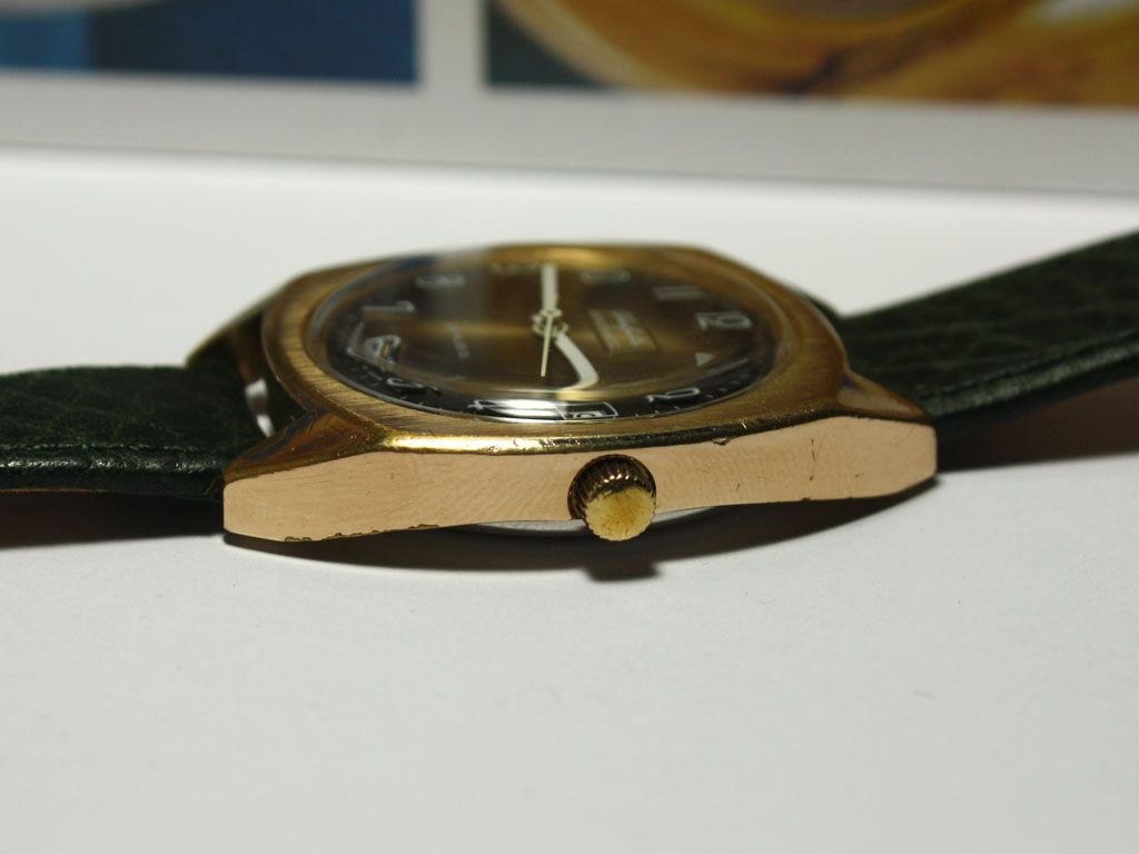 DIAL  original browncoloureddial signed Glashütte Spezimatic 26 